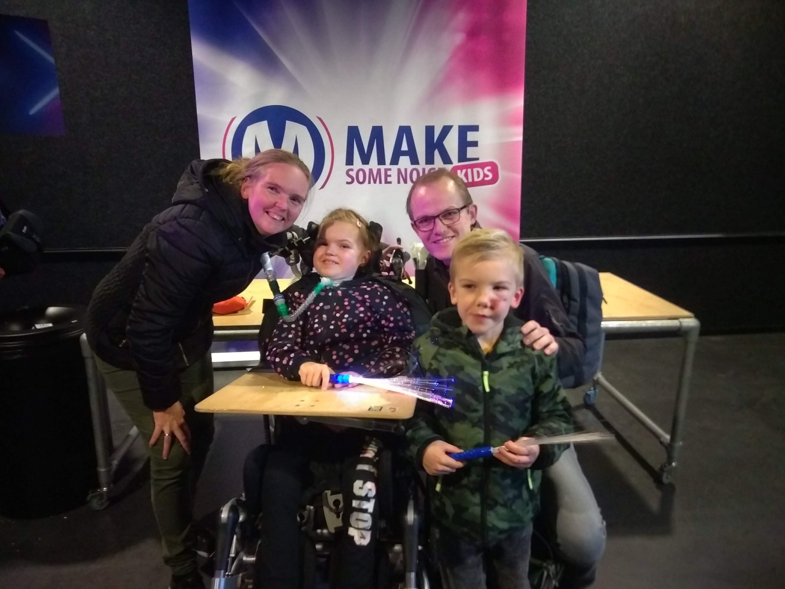 Samen naar het concert van Make Some Noise Kids